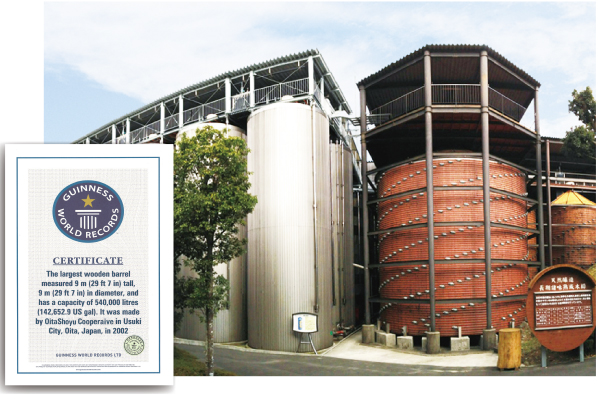 Guinness Record for world's biggest wooden brewing barrel
