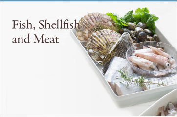 Fish,Shellfish and Meat