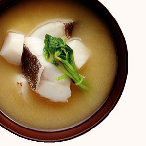 Taro and Cod Miso Soup