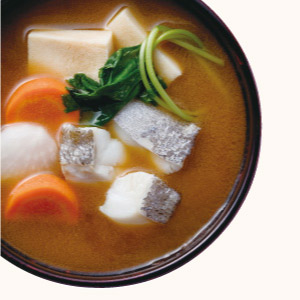 Jappa-jiru-style Cod Miso Soup