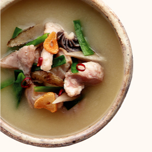 Tripe, Burdock and Chinese Chive Miso Soup