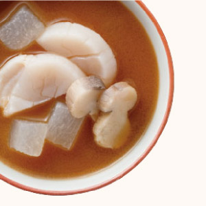 Scallop and Winter Melon Miso Soup