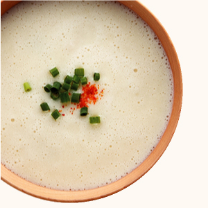 Daikon Radish White Potage Miso Soup with Soymilk