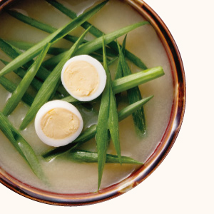 Miso Soup in the Bird’s Nest Style