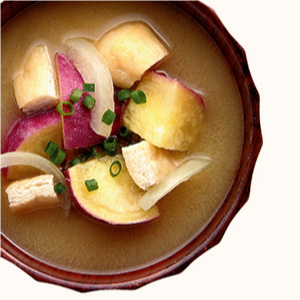 Sweet Potato and Onion Miso Soup