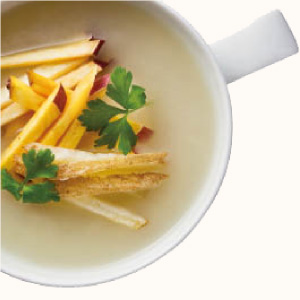 Miso Soup of Various French Fries