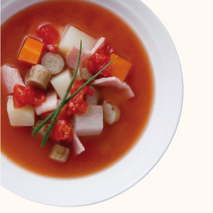 Minestrone-style Miso Soup