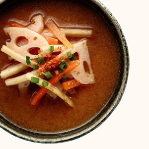 Kinpira-style Miso Soup