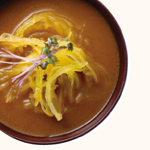 Spaghetti Squash Red Miso Soup