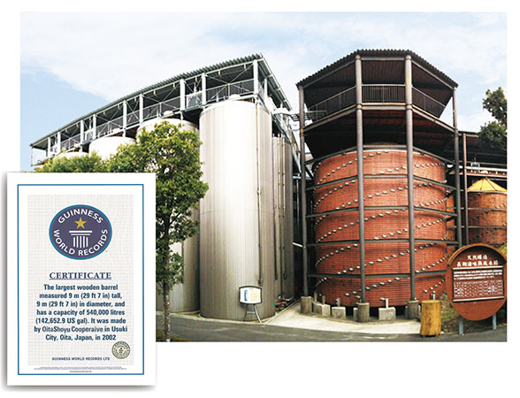 Guinness Record for world's biggest wooden brewing barrel